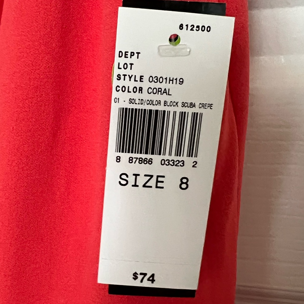 NWT ALYX Dress-Coral - Picture 6 of 8